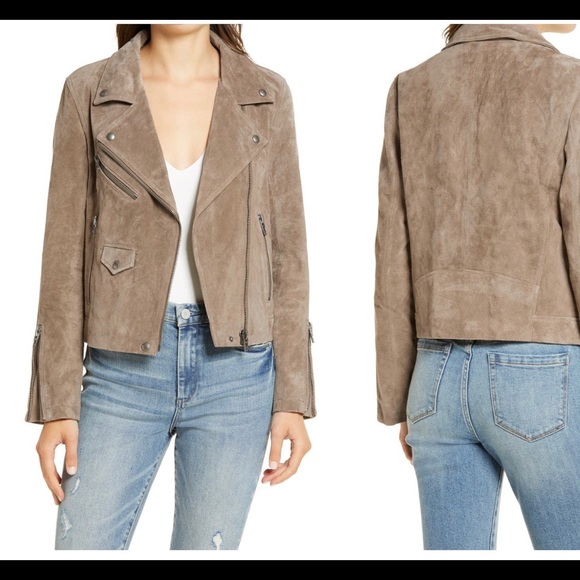BLANKNYC Suede Moto jacket - Picture 1 of 4
